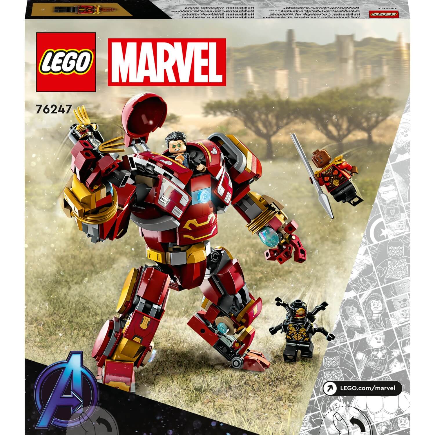 Lego 76247 Marvel Hulkbuster: Battle for Wakanda, 385 pieces