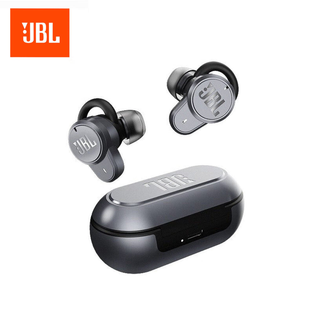 سماعات JBL T280TWS PRO اللاسلكية مع خاصية إلغاء الضوضاء النشطة، رمادي