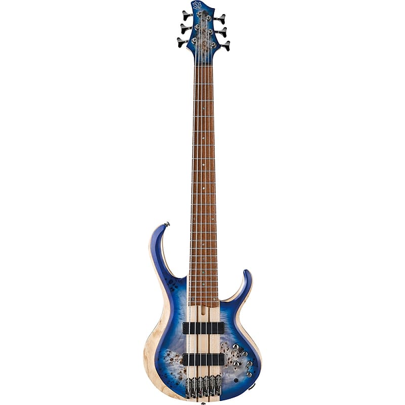 Ibanez BTB846CBL Standard 6-String Electric Bass BTB, Jatoba Neck color Cerulean Blue Burst L