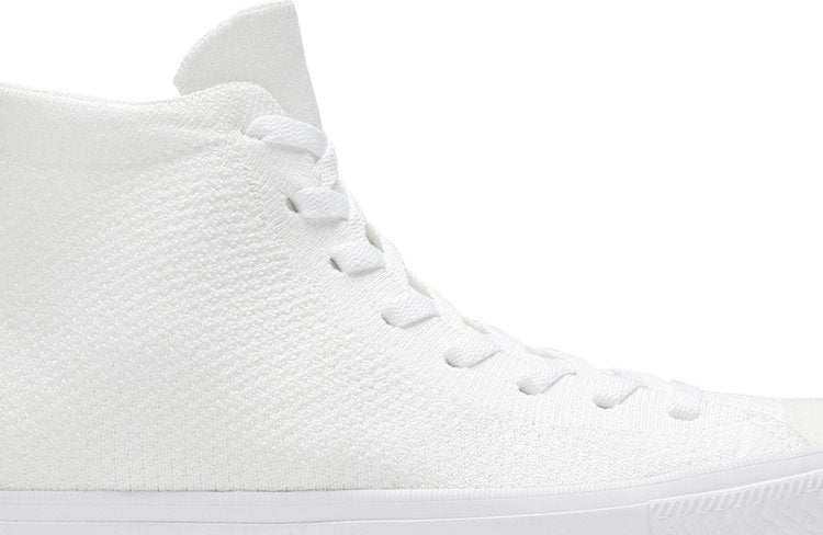 Converse Chuck Taylor All Star Flyknit Hi White Sneakers