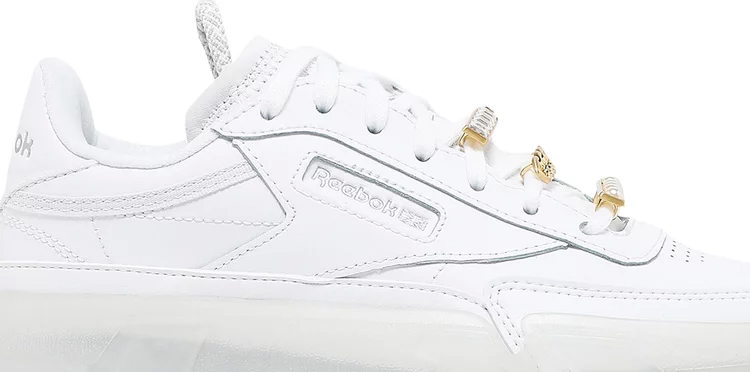 Cardi b x wmns club c 'triple white' Reebok sneakers, white