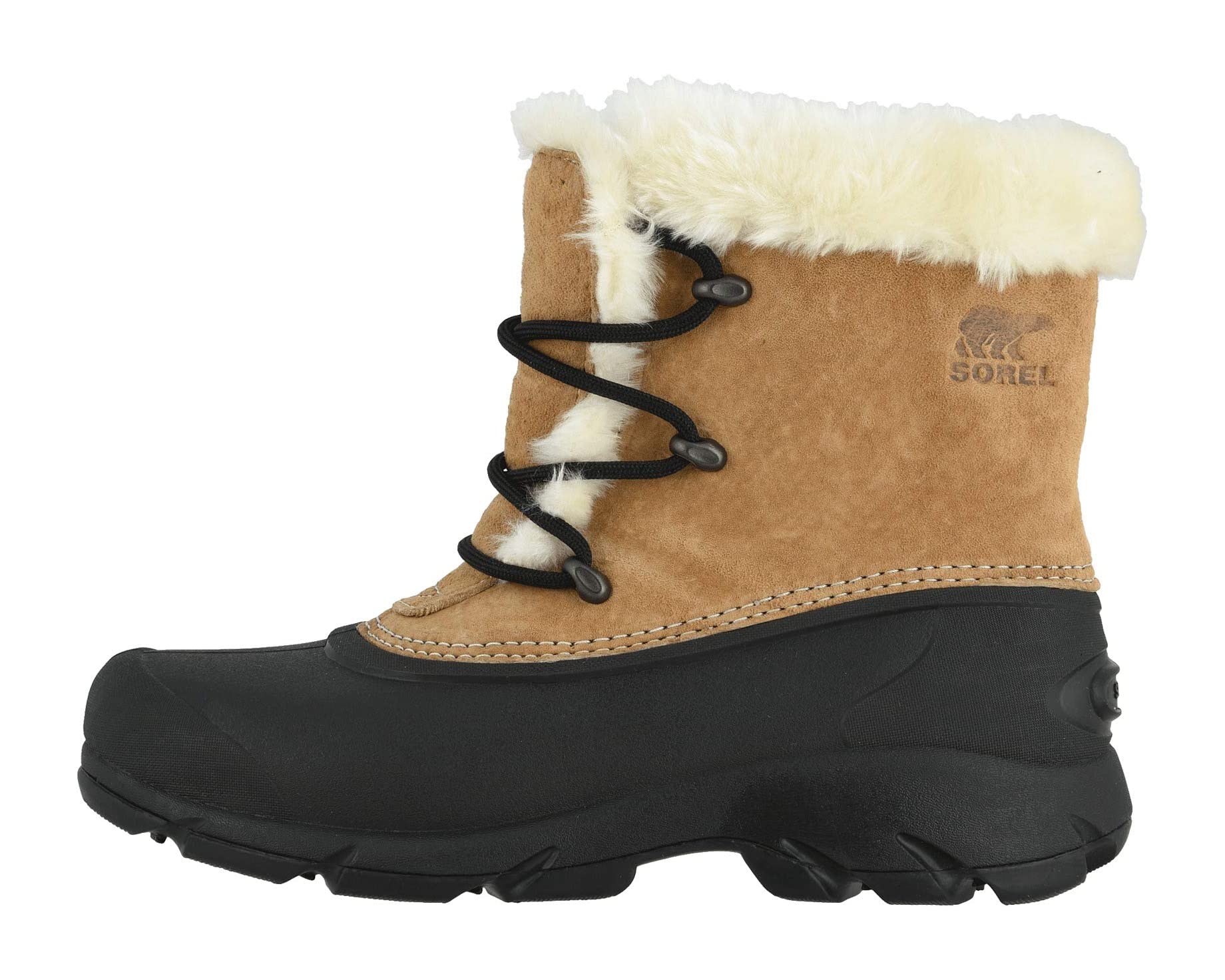 Snow Angel Lace SOREL boots, root beer