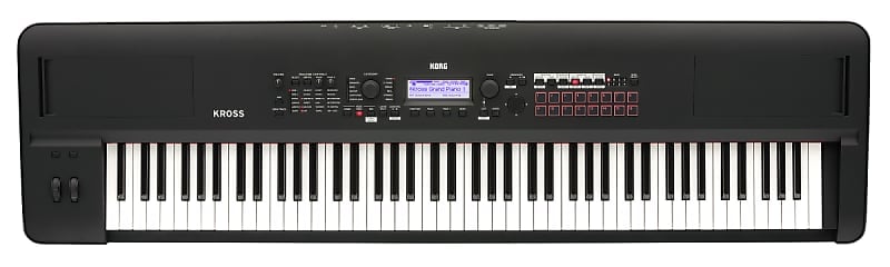 محطة عمل Korg Kross 2 Synthesizer - أسود غير لامع KROSS288MB