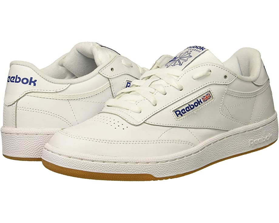 Men's sneakers Reebok Club C 85 Lifestyle, white-blue