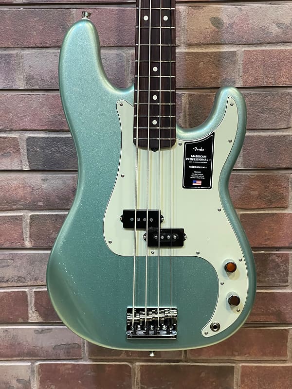 Fender American Professional II Precision Bass 2022 Mystic Surf Green