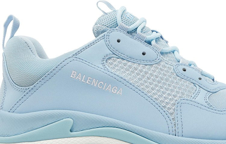 حذاء رياضي Balenciaga Triple S بشعار كامل - أزرق فاتح