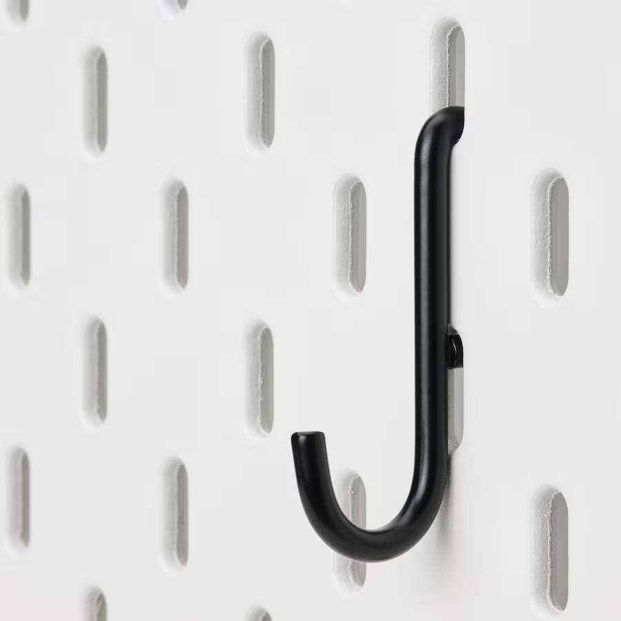 Ikea Skadis hooks 5 pcs, black