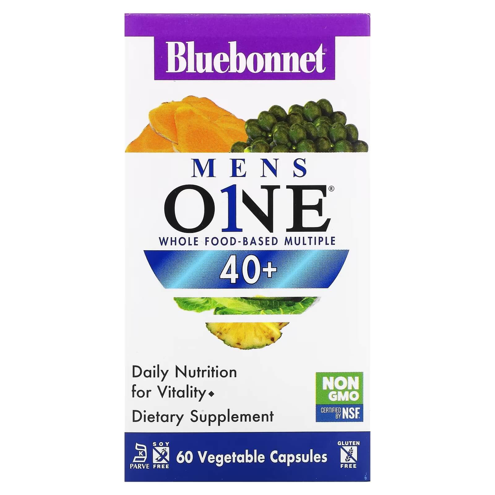 Bluebonnet Nutrition Men's Multivitamin 40, 60 Capsules