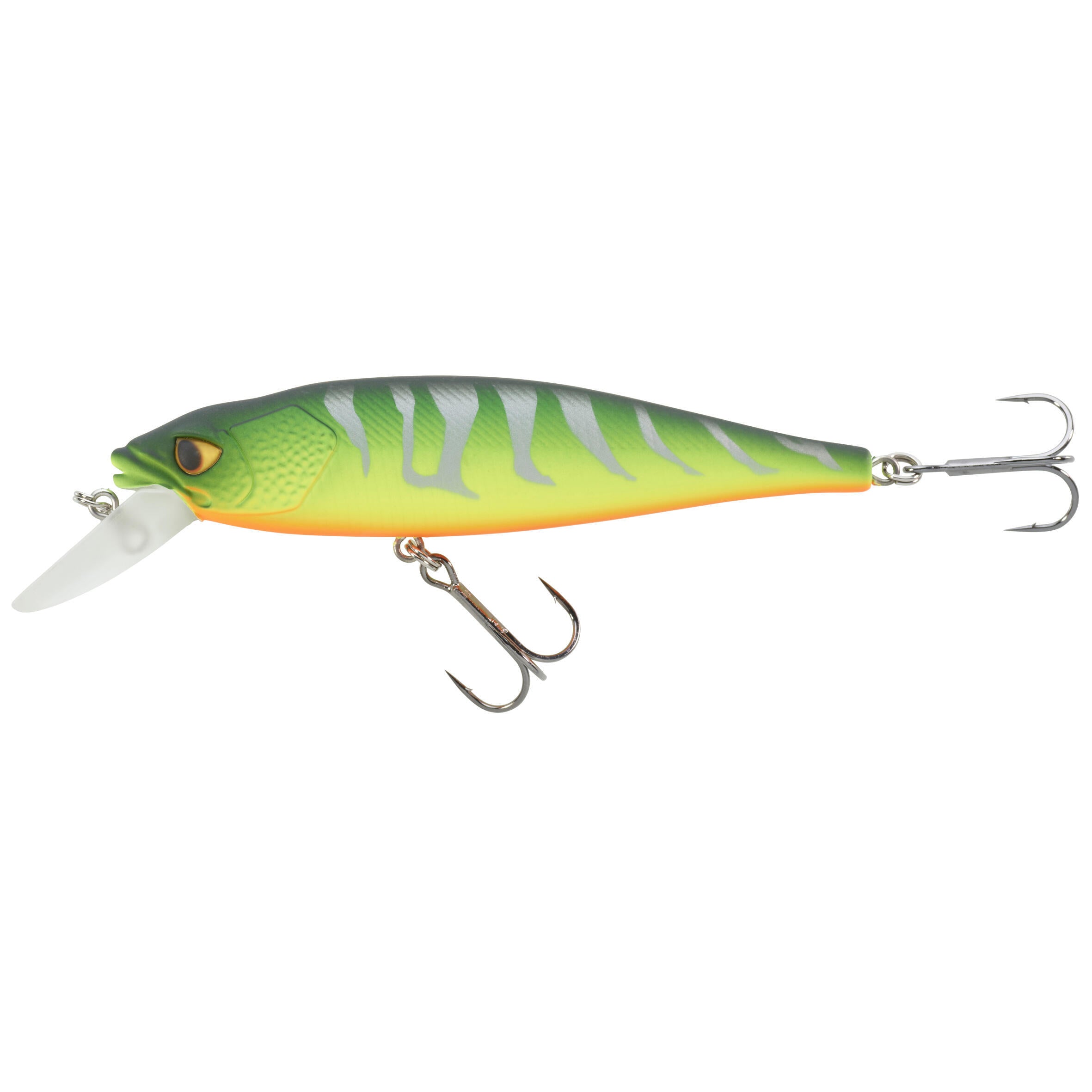 Wobbler Jerkbait Minnow WXM MNW 100 SP Firetiger CAPERLAN neon dark green/neon yellow/neon blood orange