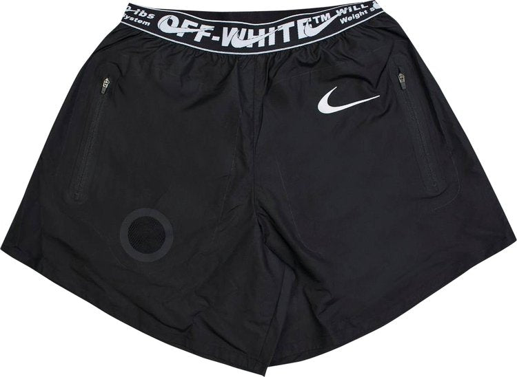 Nike x Off-White Running Shorts 'Black', black