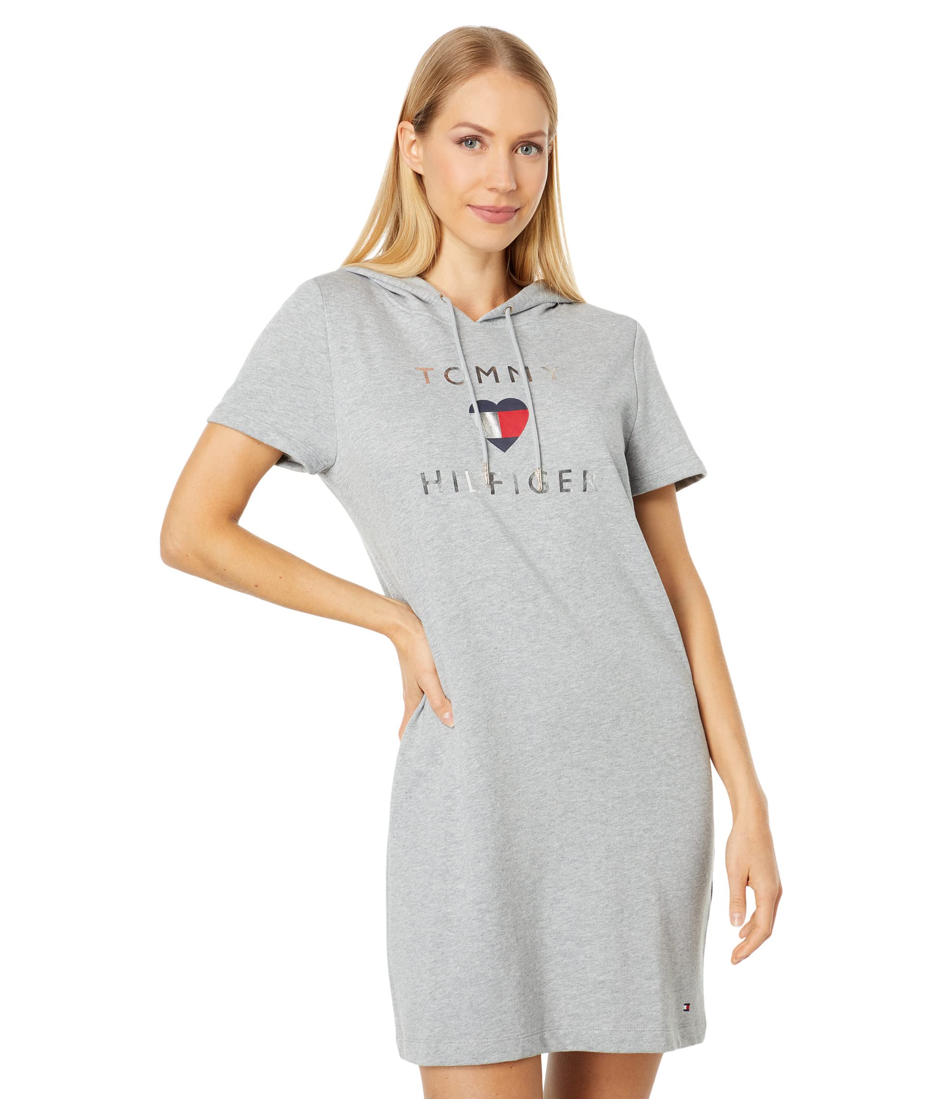 Tommy Hilfiger Dress, Logo Heart Hoodie Sweaterdress