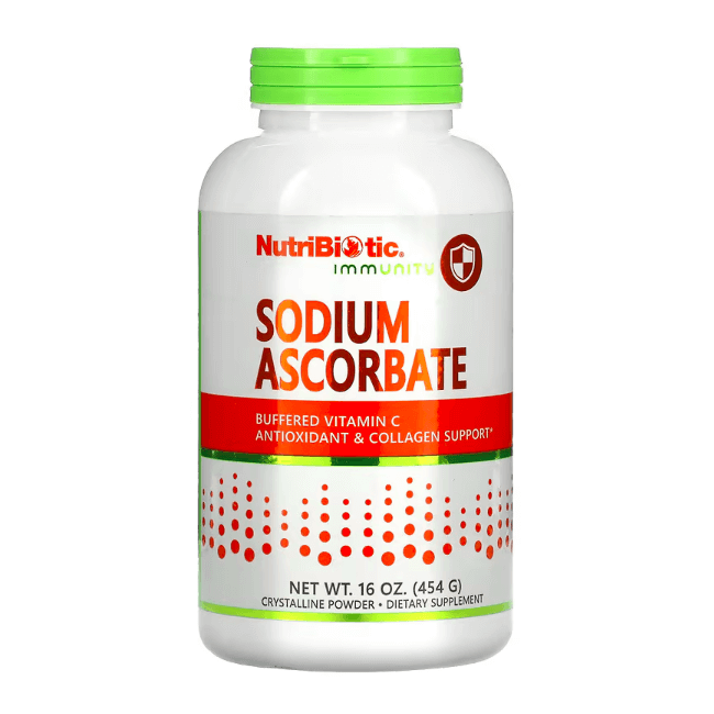 NutriBiotic Sodium Ascorbate, 454 g