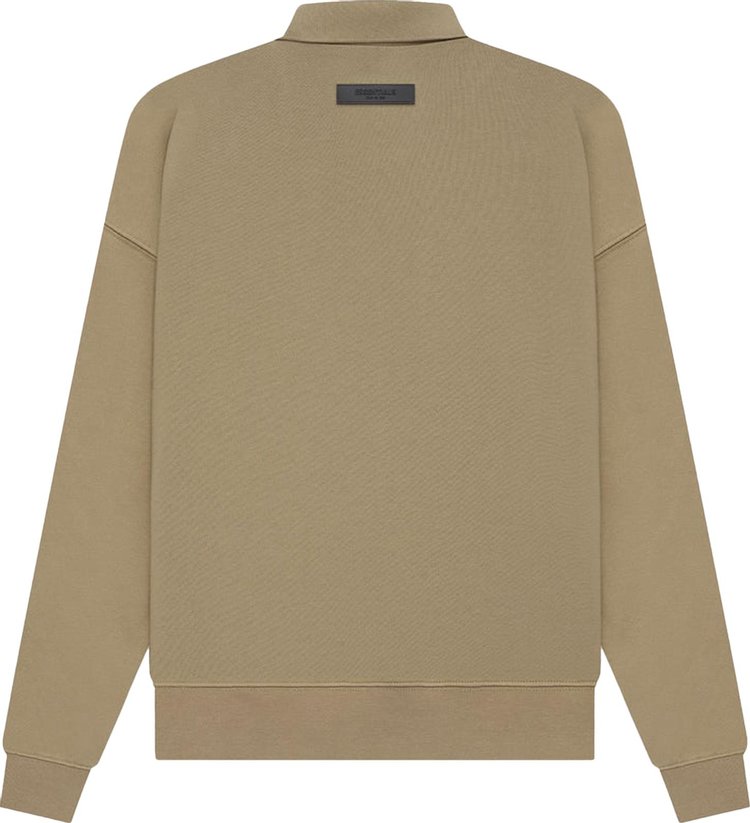 Fear of God Essentials Long-Sleeve Polo 'Oak', green