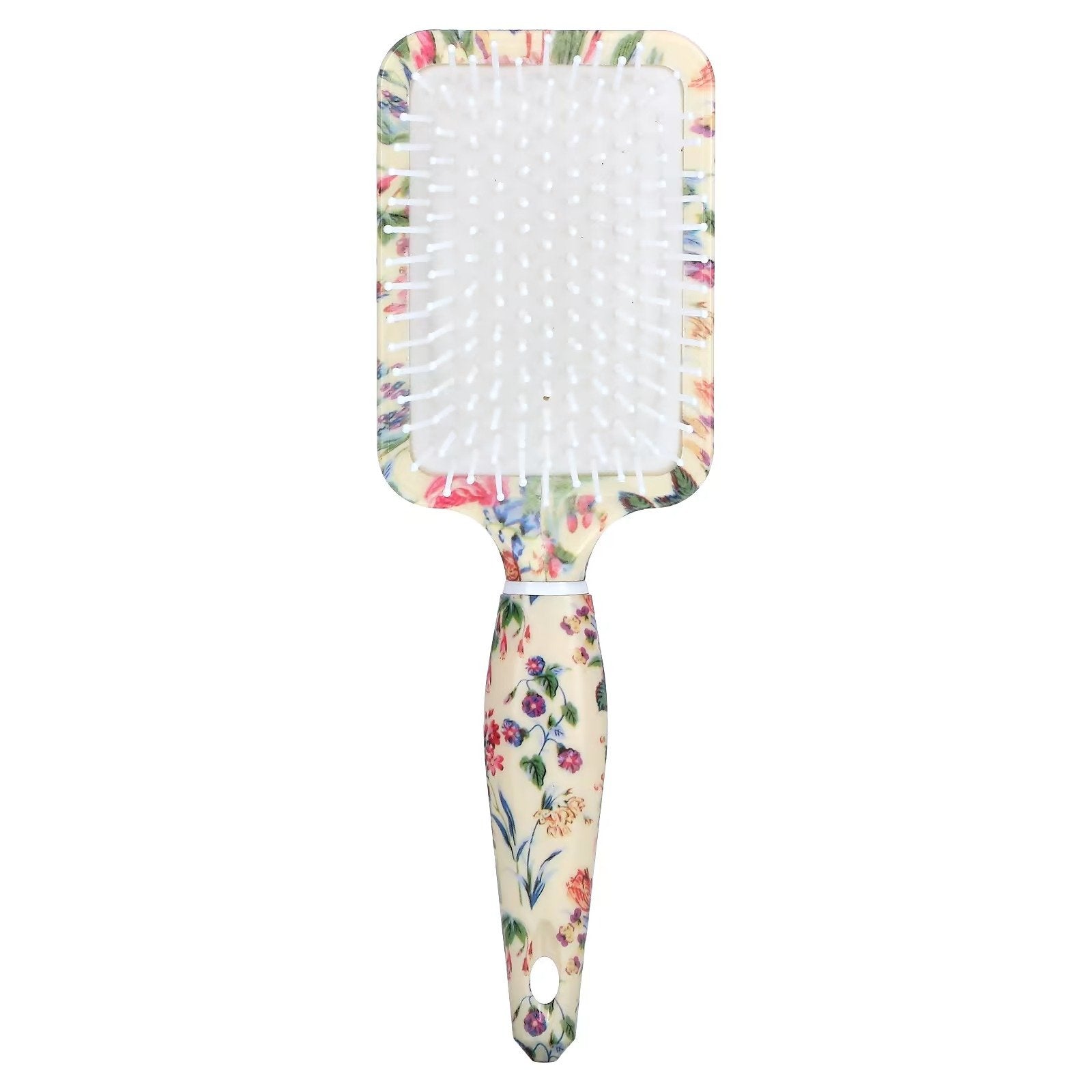 The Vintage Cosmetic Co., Rectangular Brush, Floral, 1 Piece.