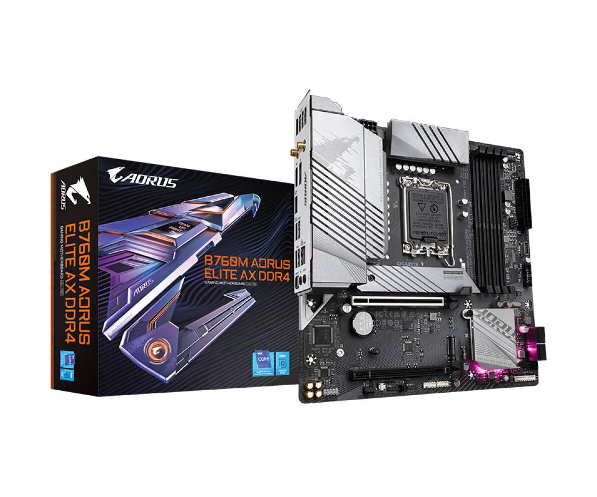 لوحة أم GIGABYTE B760M AORUS ELITE AX DDR4