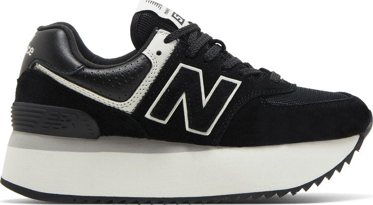 Sneakers New Balance Wmns 574+, black/white