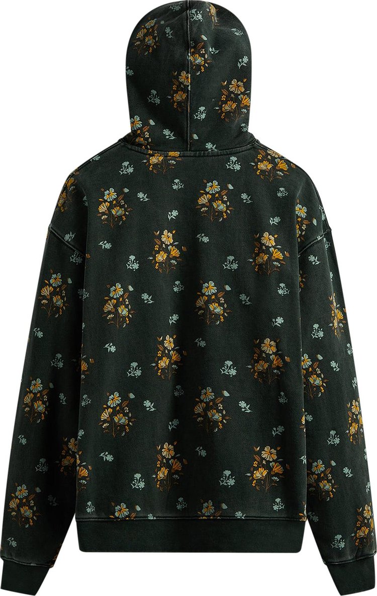 Kith Begonia Floral Williams III Hoodie 'Stadium', green