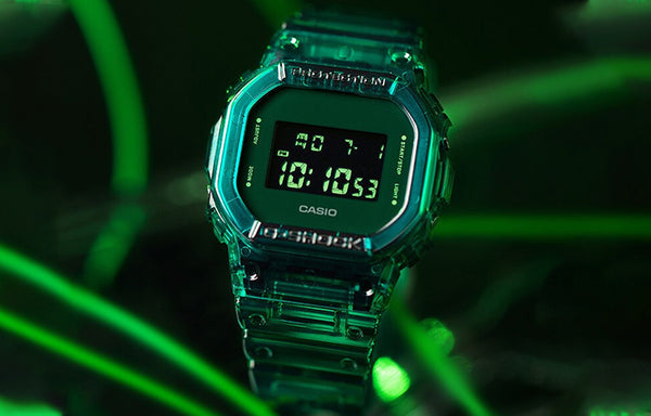 CASIO G-Shock Square 'Green' watch, green