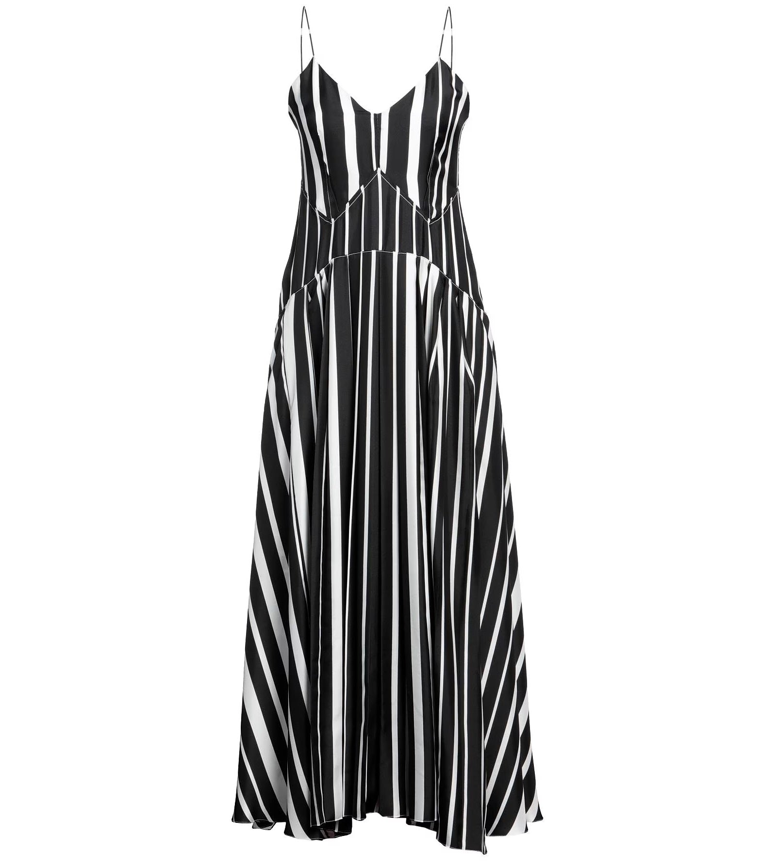 Victoria Beckham Long dress, black, white