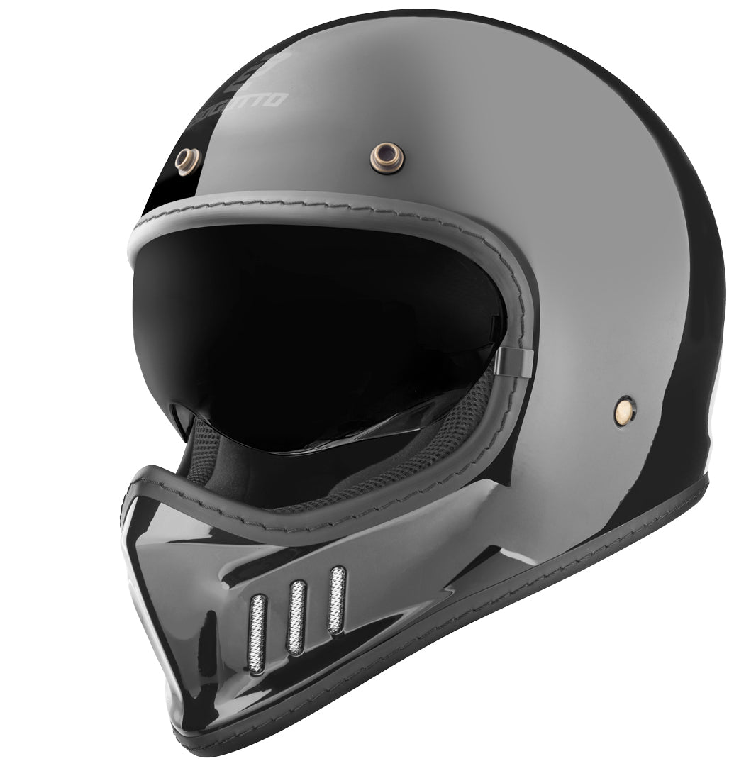 Cross helmet Bogotto FF980 with sun visor, black