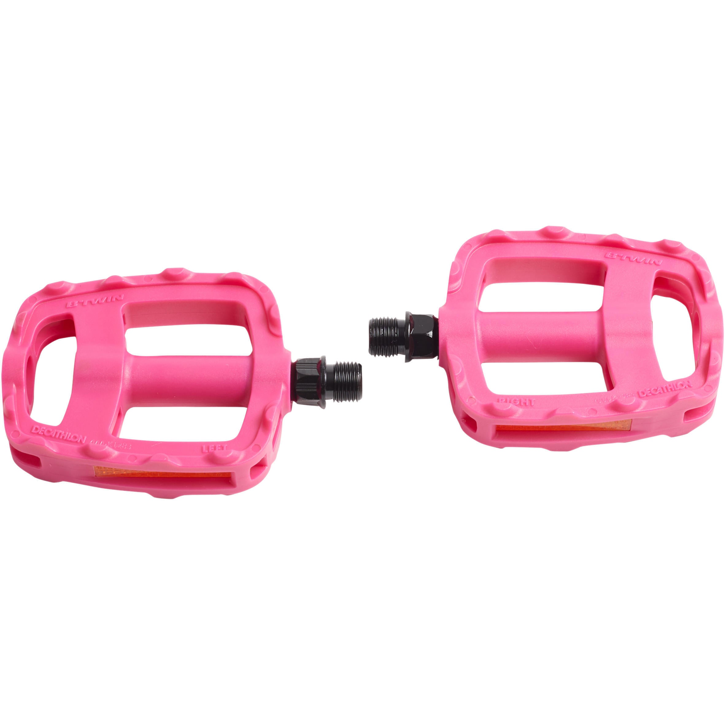 Bicycle pedals 24, 26 and 28 inches pink BTWIN, pink