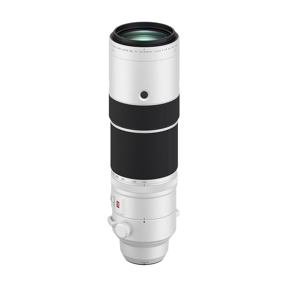 عدسة فوجي فيلم فوجينون XF 150-600mm f/5.6-8 R LM OIS WR، باللون الأبيض