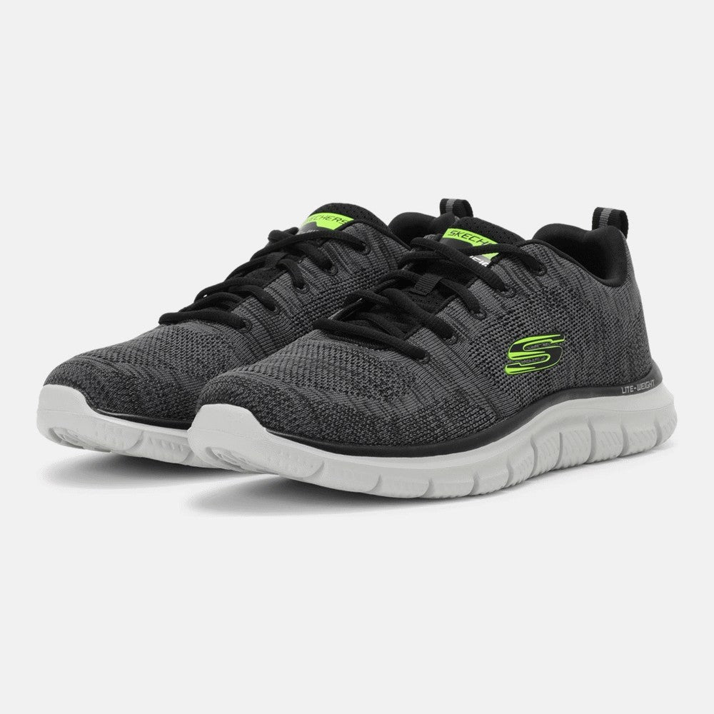 حذاء رياضي Skechers Sport Track باللون الرمادي الداكن / الأسود