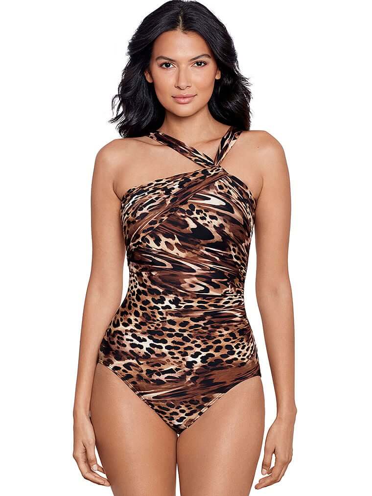 Victoria's Secret Ocicat Europa One-piece Swimsuit, Black Multi