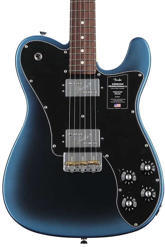 Fender American Professional II Telecaster Deluxe - Dark Night with Rosewood Fingerboard 0113960761