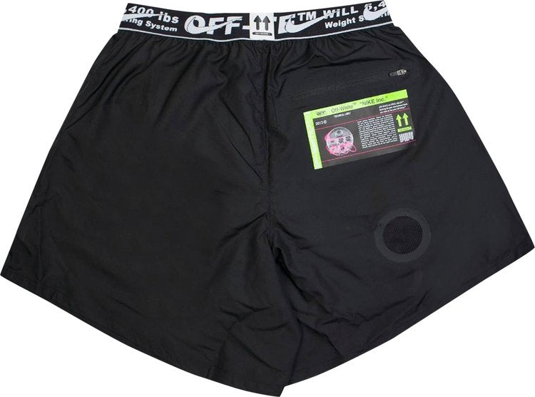 Nike x Off-White Running Shorts 'Black', black