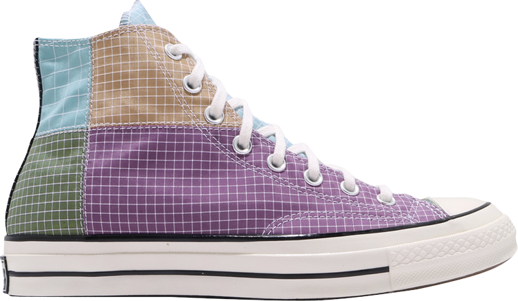 Converse Chuck 70 Hi Quad Ripstop Multi-Color Sneakers, Multicolor