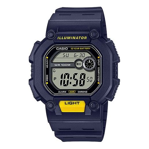 CASIO Quartz Waterproof Sports Analog Mens Blue Digital Watch, blue