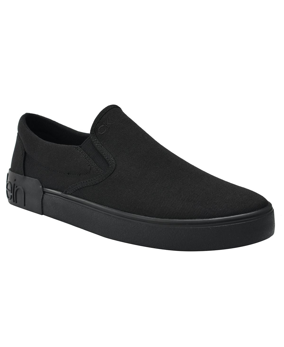 Calvin Klein Men's Ryor Casual Slip-On Sneakers, black