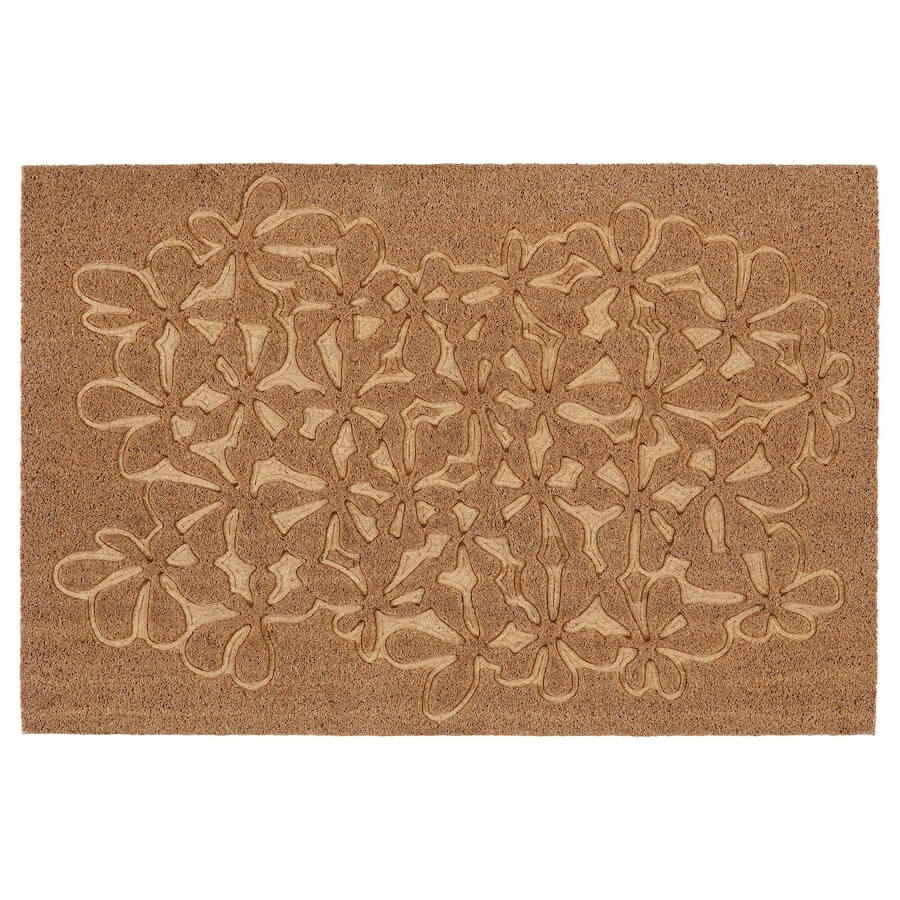 Doormat Ikea Hangbro, 60x90 cm, beige