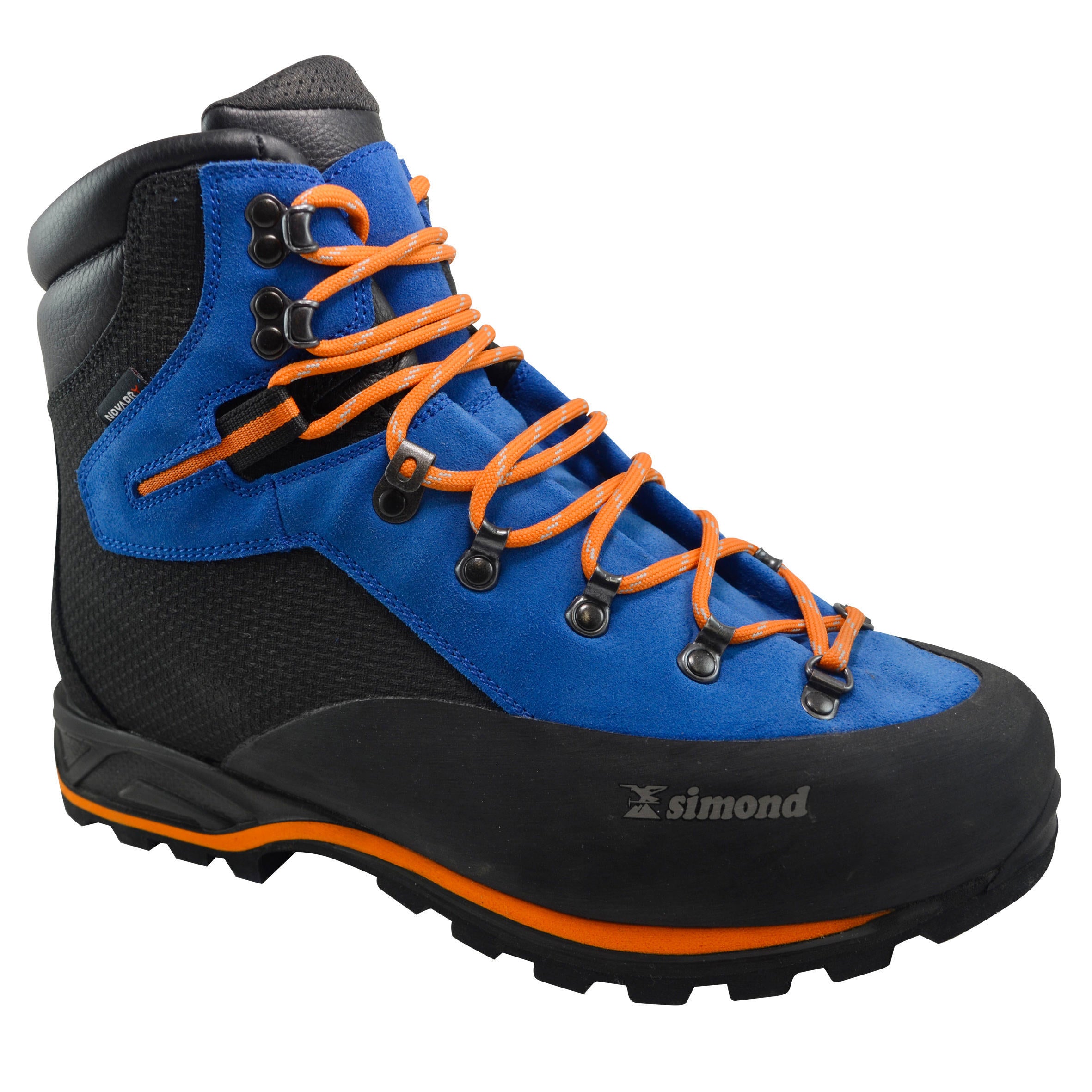 Simond Alpinism Mountain Climbing Boots, Black/Blue