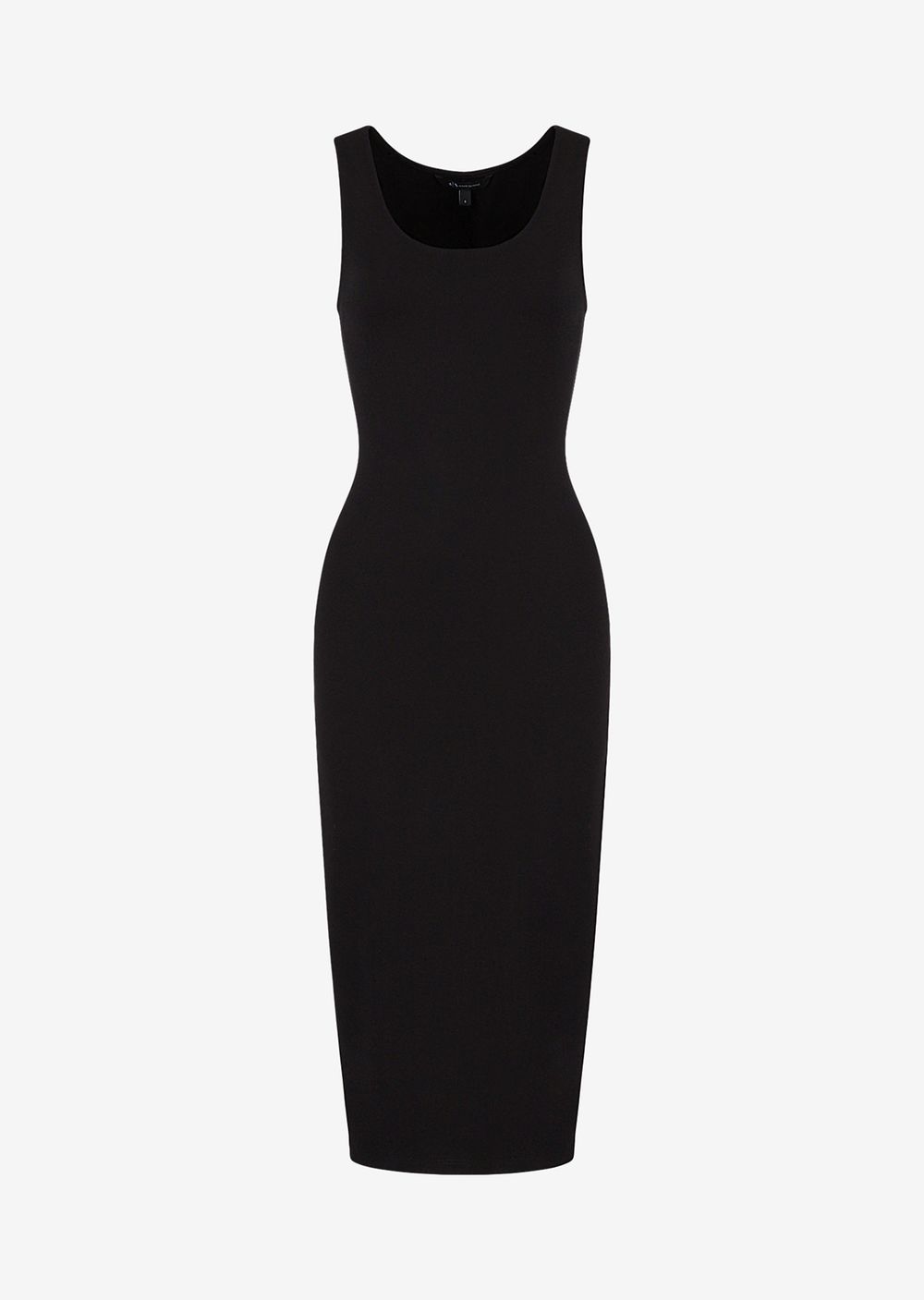 Armani Exchange Bodycon Midi Dress, Black