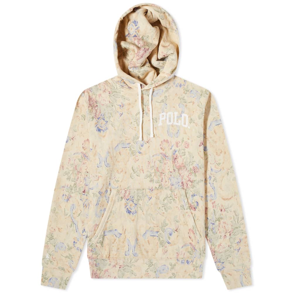 سويت شيرت END. x Polo Ralph Lauren 'Baroque' Logo Popover Hoodie