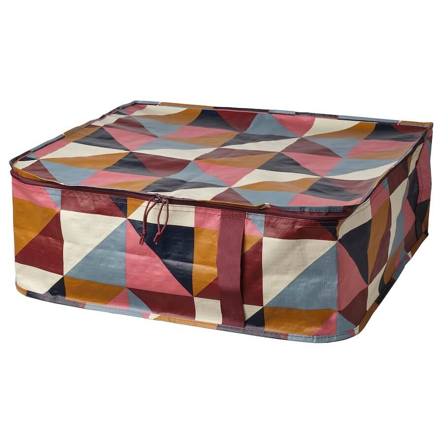 Storage bag Ikea Sackkarra 55x49x19 cm, multi-colored