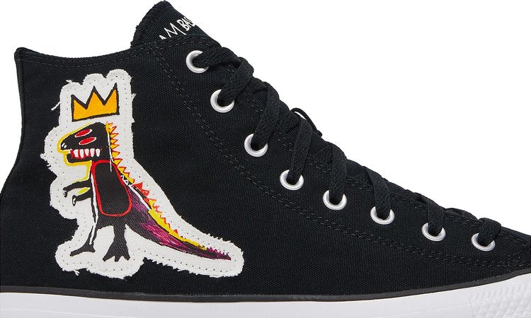 حذاء رياضي Converse Jean-Michel Basquiat x Chuck Taylor All Star High Pez Dispenser باللون الأسود