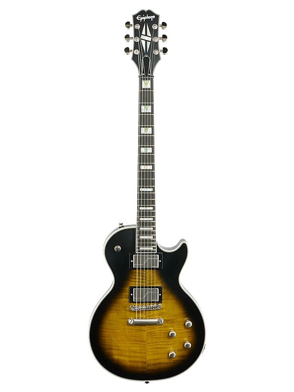 جيتار Epiphone Les Paul Prophecy Olive Tiger Aged Gloss EILY LTABNH1