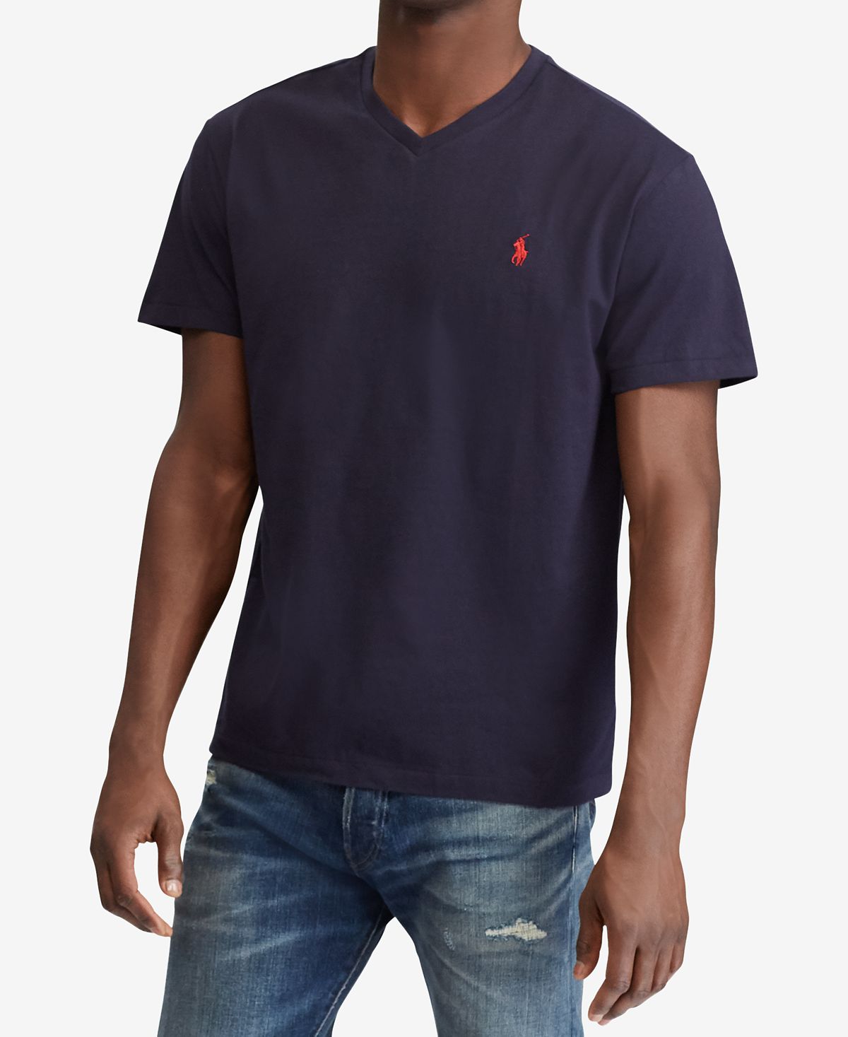 Polo Ralph Lauren Men's Classic V-Neck T-Shirt, Multi