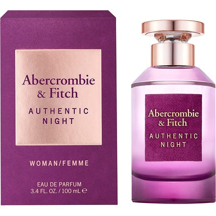 Abercrombie & Fitch Authentic Night for Women, Eau de Parfum, 100 ml