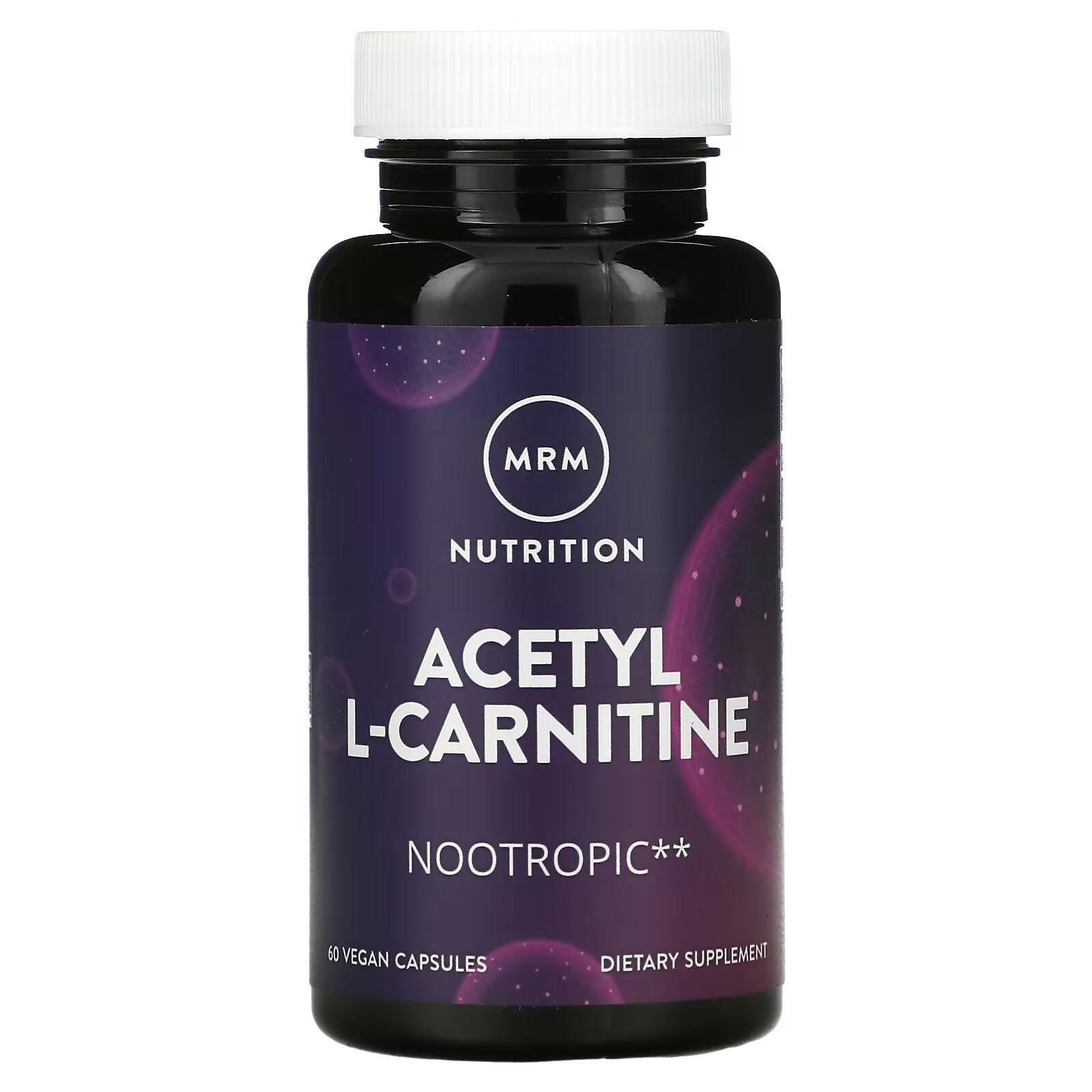 MRM Nutrition, Nutrition, Acetyl-L-Carnitine, 60 Vegan Capsules