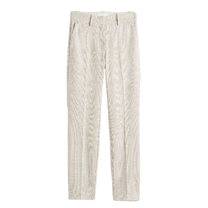 Straight trousers H&M, cream