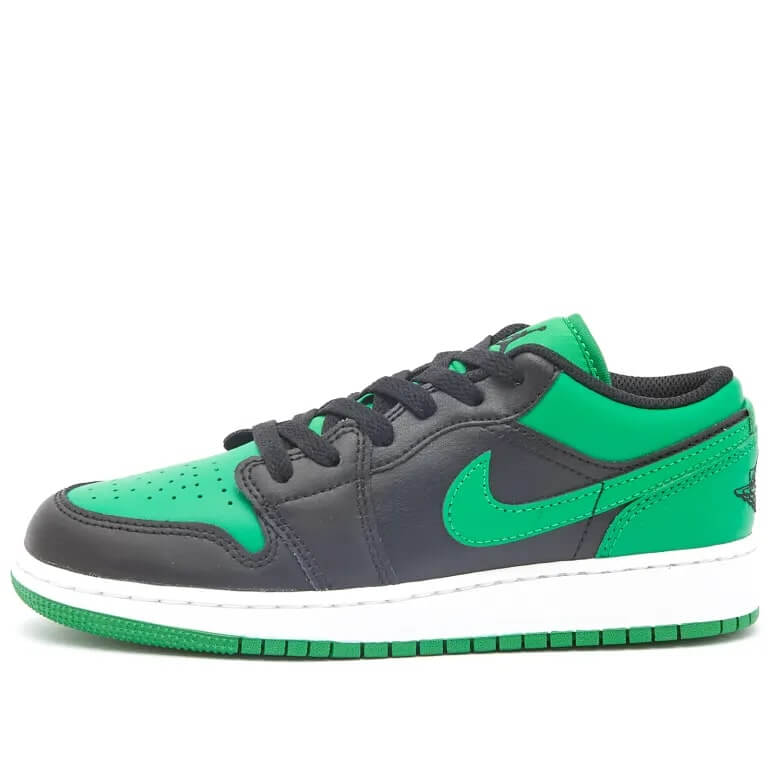 حذاء Air Jordan 1 Low BG، أسود/أخضر