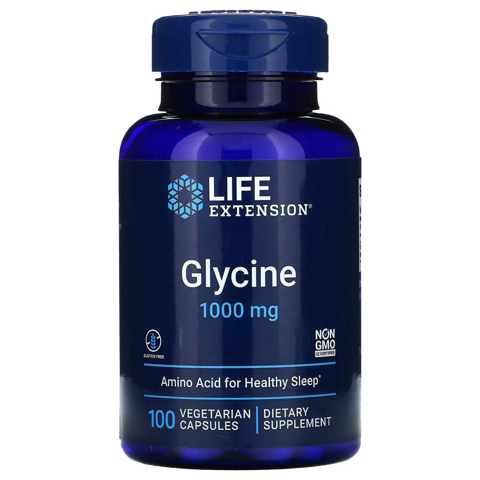 Life Extension, Glycine, 1000 mg, 100 Vegetarian Capsules