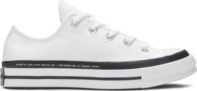 Converse Fragment Design x Moncler x Chuck 70 Low White sneakers, white