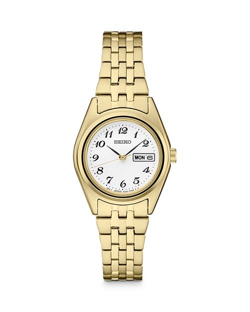 Essentials 25.5mm Seiko Watch Gold