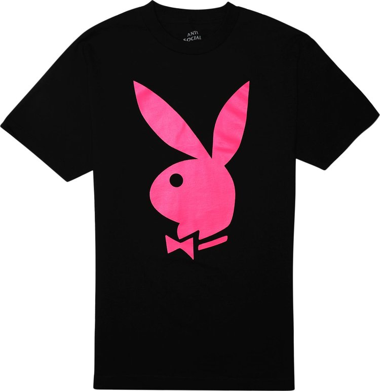 Anti Social Social Club Playboy T-Shirt 'Black', black