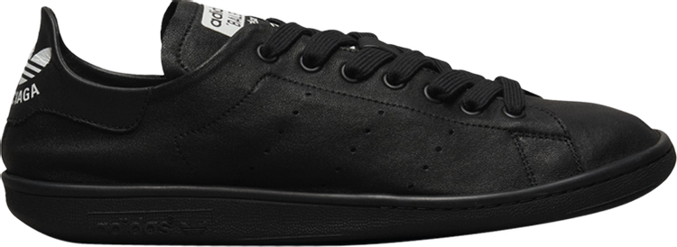 حذاء رياضي Adidas Balenciaga x Adidas Stan Smith 'Triple Black' باللون الأسود